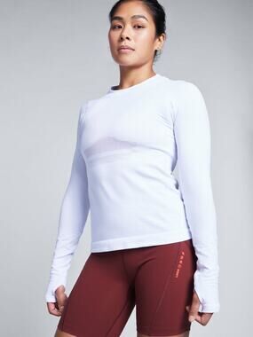 LNDR Here Today Long Sleeve Tee White - S - M